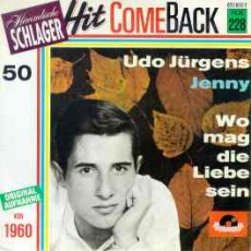 Udo Jürgens - Jenny / Wo mag die Liebe sein - Vinyl-Single (7") Front-Cover