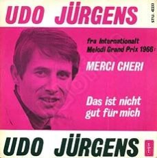 Udo Jürgens - Merci Chérie / Das ist nicht gut für mich - Vinyl-Single (7") Front-Cover