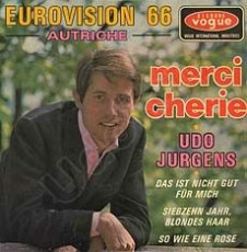 Udo Jürgens - Chanson Autrichienne 1966 - Vinyl-EP Front-Cover