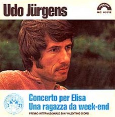 Udo Jürgens - Concerto per Elisa / Una ragazza da weekend - Vinyl-Single (7") Front-Cover