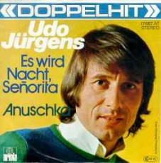 Udo Jürgens - Es wird Nacht, Señorita / Anuschka (Doppelhit) - Vinyl-Single (7") Front-Cover