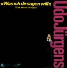 Udo Jürgens - Was ich Dir sagen will - The music played - LP Front-Cover