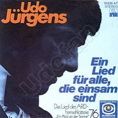 Udo Jürgens - Ein Lied für alle, die einsam sind / Und dabei könnt' sie meine Tochter sein - Vinyl-Single (7") Front-Cover