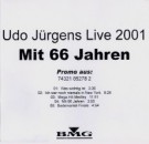 Mit 66 Jahren - Live 2001 - Front-Cover